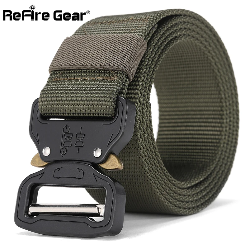 ReFire Gear военный тактический ремень Для мужчин быстрый выпуск металлической