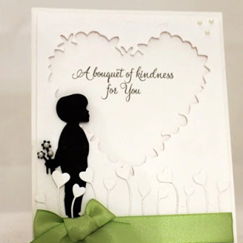 Love Goddess Son Cupid Scrapbooking Dies Metal Embossing DIY Paper Card Album Making Handicraft Stencil Template Decoration | Дом и сад