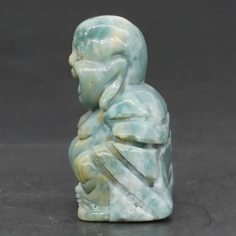 Резная фигурка Будды матреи из натурального агата 1 5 дюйма | Дом и сад