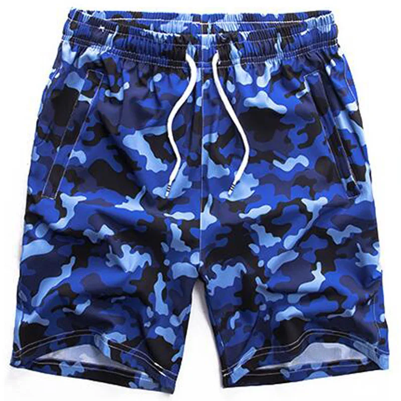 Camouflage blue Новые 8XL шорты мужские летние быстросохнущие пляжные шорты мужские камуфляжные Модные дышащие брюки мужские спортивные штаны шорты - Цвет: Camouflage blue