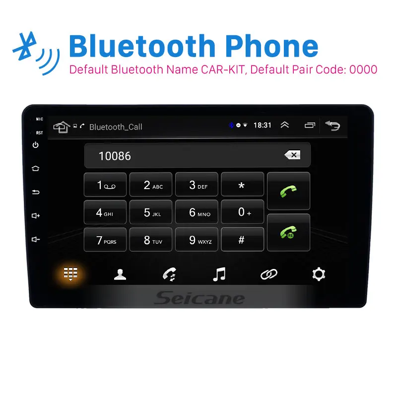 Seicane Android 8,1 9 дюймов автомобильный радиоприемник с навигацией GPS для 2006-2010 hyundai Azera автостерео Поддержка камеры заднего вида Carplay SWC