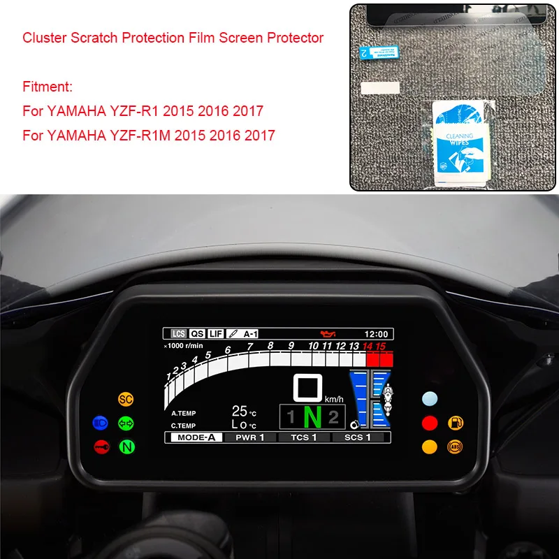 MTCLUB для Yamaha YZF R1 R1M 2015 2016 2017 мотоцикл кластера защитой от царапин защитная пленка &
