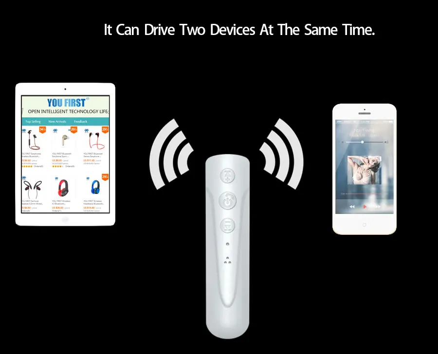 YOU FIRST Bluetooth наушники беспроводные наушники 3,5 мм AUX спортивные наушники с шейным ремешком проводные наушники с микрофоном для телефона