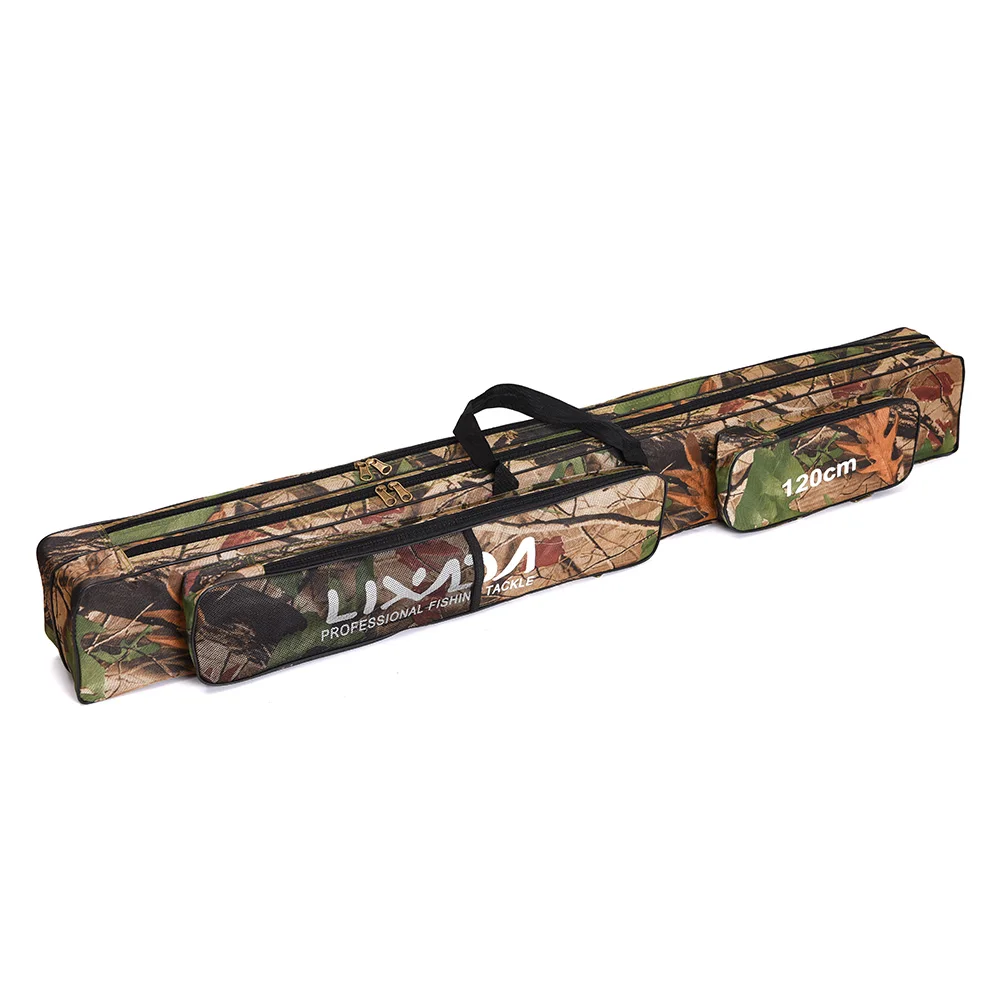 Lixada 120 см 150 сумка для удочки многофункциональная камуфляжная двухслойная