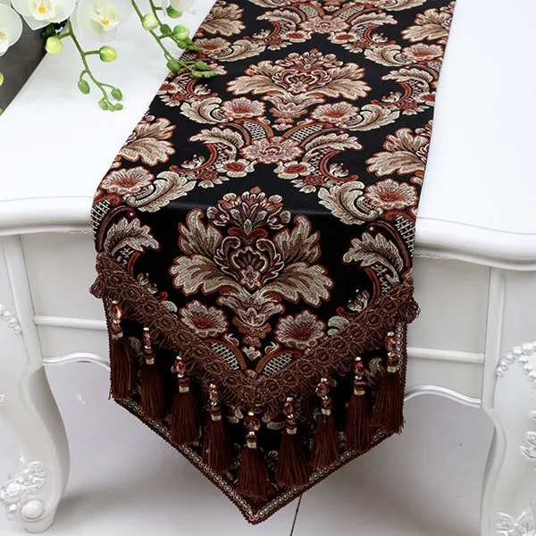 Style 6 Proud Rose Европейский стиль настольная дорожка с кисточками настольный флаг мода Бытовая настольная дорожка украшение роскошная кровать флаг - Цвет: Style 6