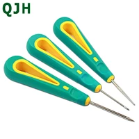 1pcs rubber handle awl leather craft sewing accessories stitching awl sewing leathercraft shoe repair sewing tools