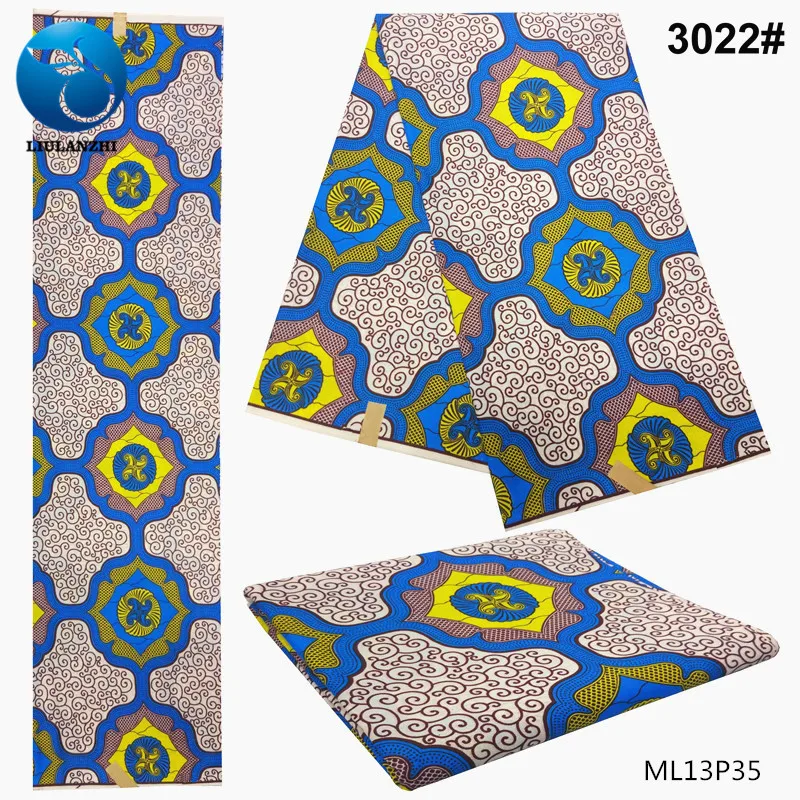

LIULANZHI Ankara Printing Wax Cotton Material Wax Sewing Fabric Material African Wax ML13P30