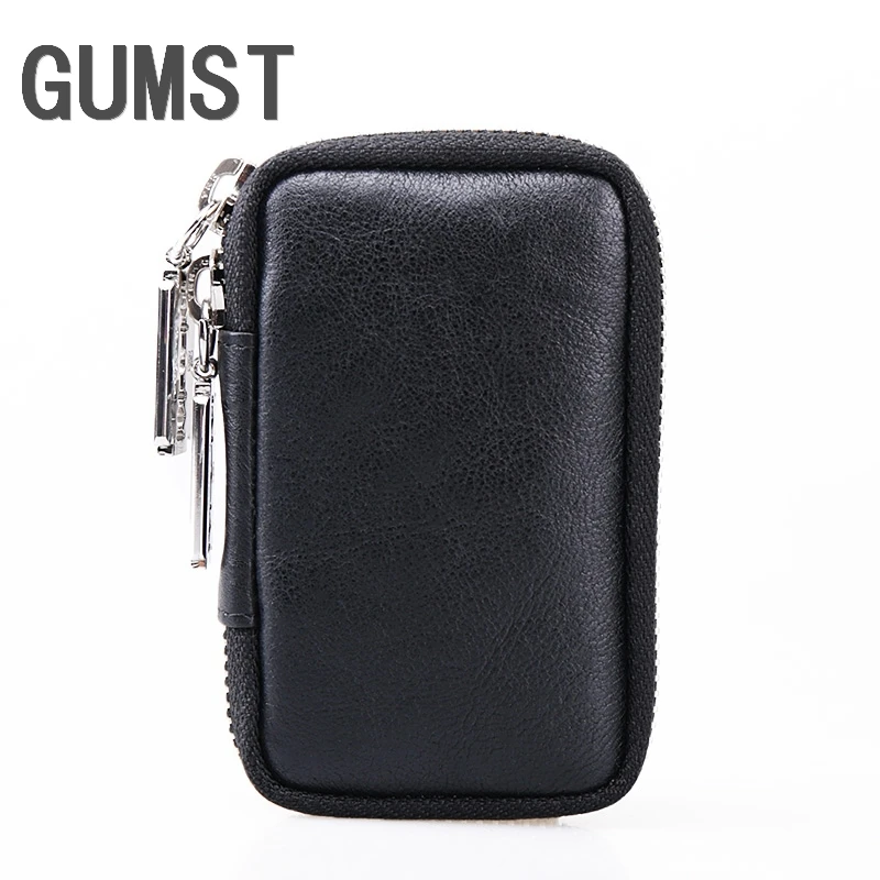 Футляр для ключей из натуральной кожи мужчин и женщин Многофункциональный