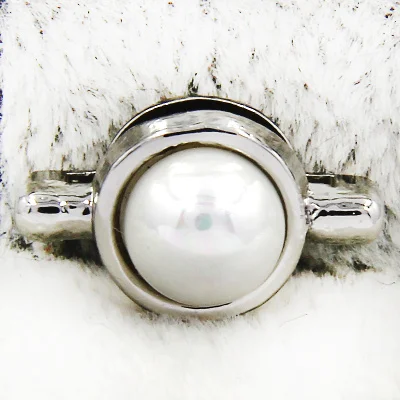 Pearl Silver YUKAM слайдеры Ювелирная елка из кристалла камера солнцезащитные очки Wishbone Shell жемчужные слайды талисманы хранитель для плетения браслетов - Окраска металла: Pearl Silver