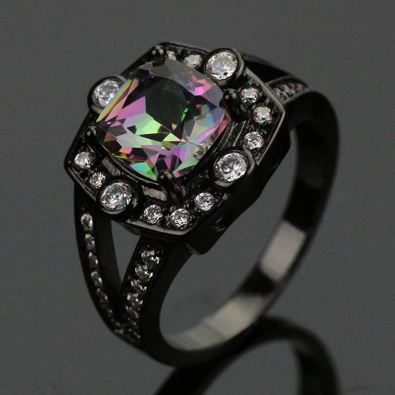 Кольцо женское Винтажное с фианитом изящное свадебное Ювелирное Украшение