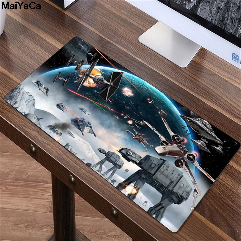 MaiYaCa 80x40 см большой коврик для мыши самостоятельного изготовления космический