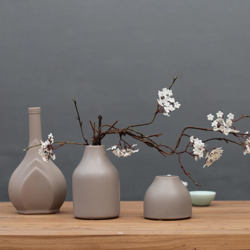 Классическая черно белая керамическая ваза китайские искусства и ремесла