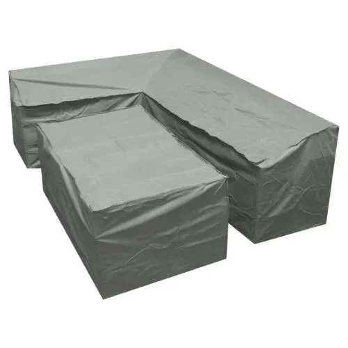 270 x 270 x 90cm Set Водостойкая уличная мебель крышка L форма Угловой сад диван из ротанга для Патио Дивана Защитные Чехлы Набор Пылезащитный Набор 4 Размер XL - Цвет: 270 x 270 x 90cm Set