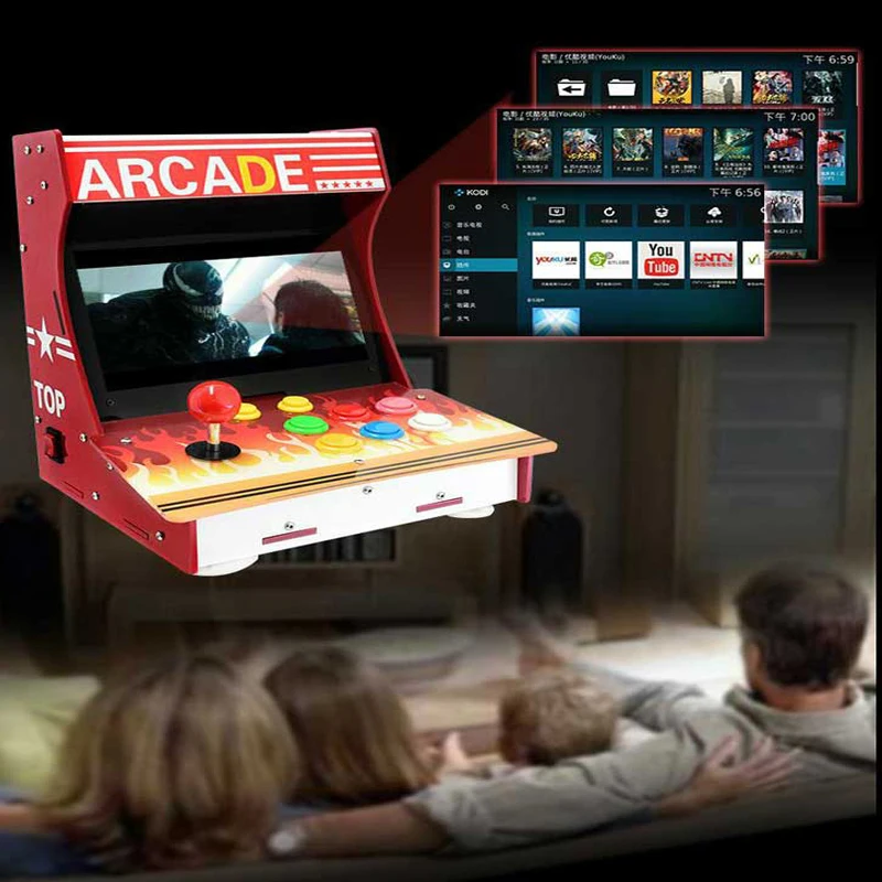 Raspberry Pie 3B Ретро рокер аркадная игра набор 10," дисплей различные симулятор игры