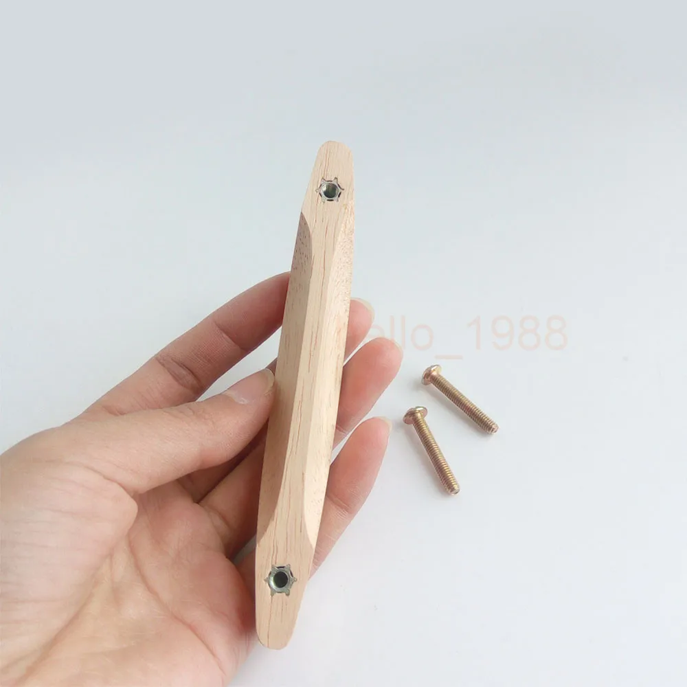 96 мм без Краски деревянная ручка шкафа мебели Кухня шкаф с выдвижными ящиками