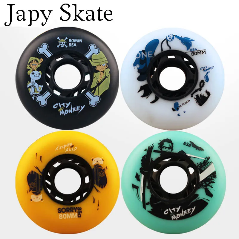 Japy Skate City Monkey Skate колеса 85A слалом/тормозной ролик скейт обувь колеса SEBA коньки колеса высокого качества роликовые колеса