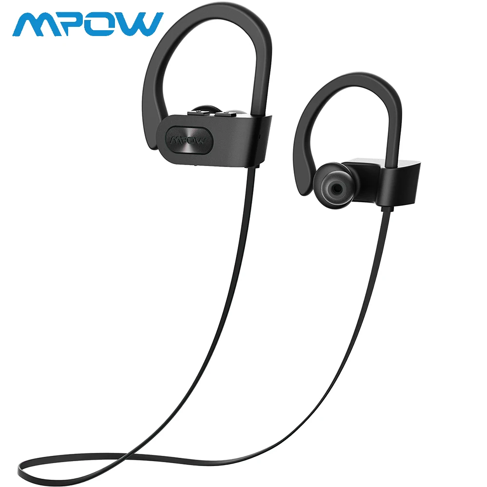 Mpow пламя Bluetooth спортивные наушники водонепроницаемые IPX7 беспроводные наушники 7-9 часов воспроизведения шумоподавления гарнитуры