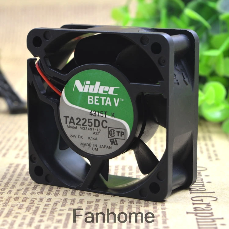 Для TA225DC M33497 16 оригинальный японский Nedick NIDEC 24V 0.14A 60*60*25 вентилятор|Кулеры и