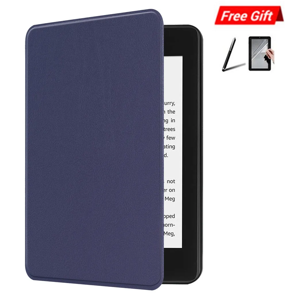 Умный чехол для нового Kindle Paperwhite 4 умный тонкий кожаный чехол для сна с откидной крышкой чехол для планшета чехол для Coque