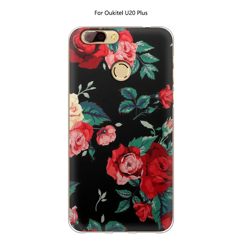 6 JURCHEN Капа чехол для Oukitel U20 плюс силиконовый чехол ТПУ задняя крышка для Oukitel U20 плюс Чехол для телефона чехол мультяшный милый мягкий 5,5" - Цвет: 6