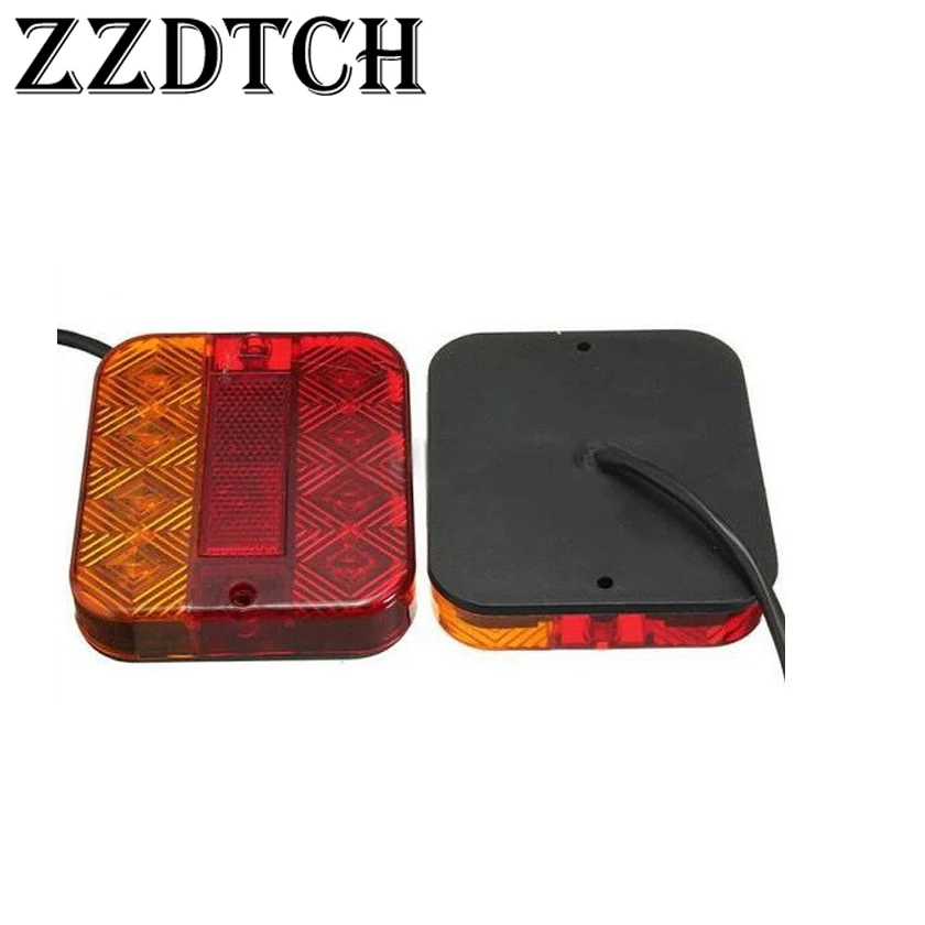 ZZDTCH отражатели 2 шт мощностью 12-24V 8 светодиодный фонарик лампы которые