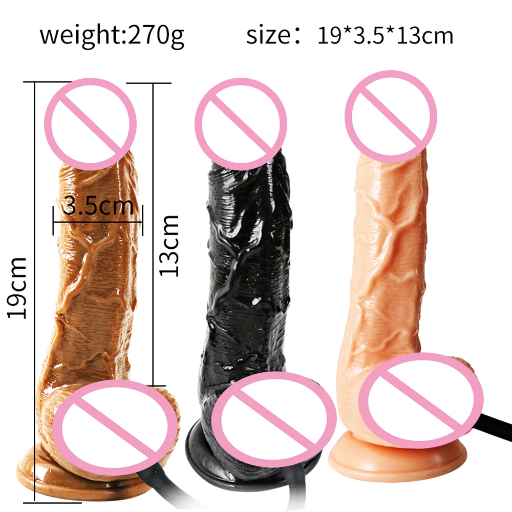 Надувной огромный реалистичный фаллоимитатор с присоской настоящий большой