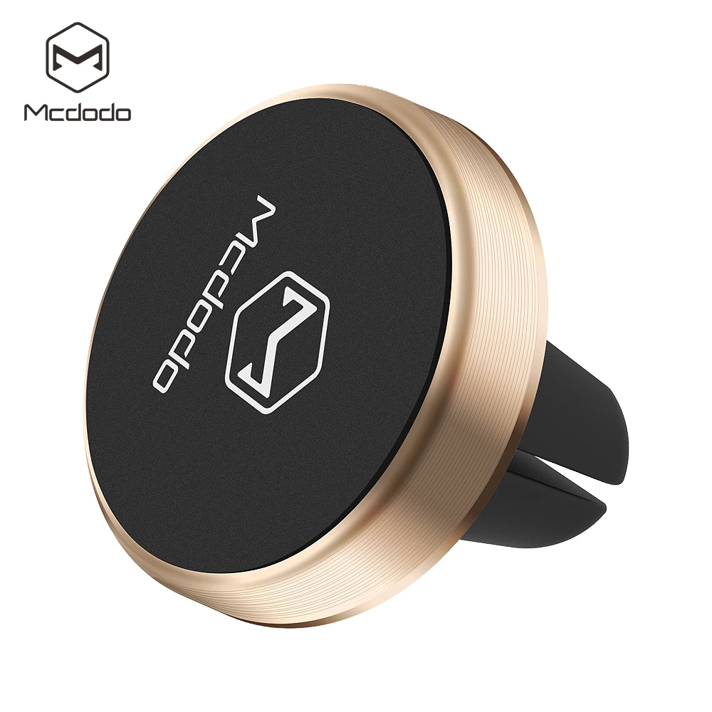 gold Mcdodo Универсальный автомобильный держатель, магнитный держатель для телефона на вентиляционное отверстие, док-станция для iPhone, samsung, Google Pixel, держатель для мобильного телефона, подставка - Цвет: gold