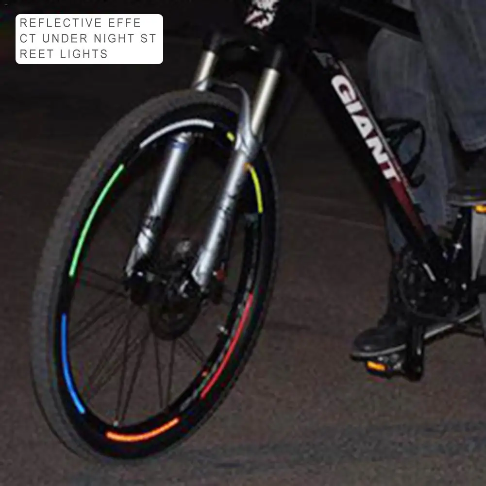 MTB светоотражающие наклейки для велосипедов Горный велосипед Ночная езда