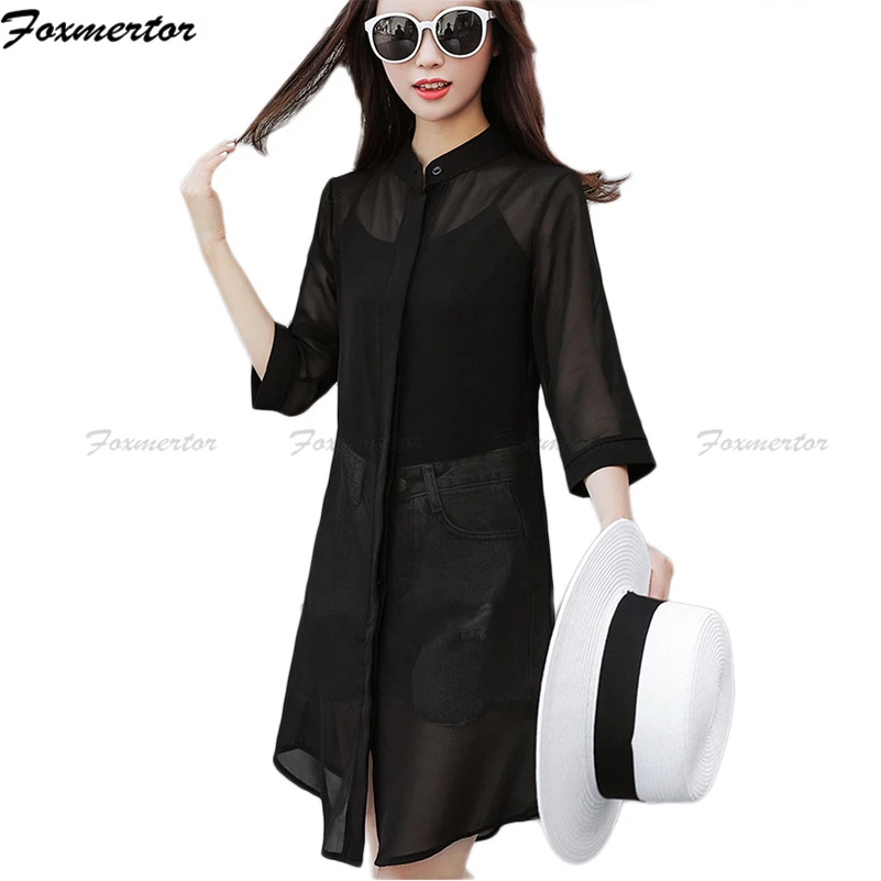 Женские повседневные кимоно кардиган 2021 летний Кардиган женские прозрачные