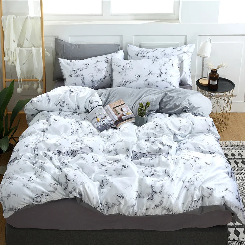 Удобные постельные принадлежности из промытого шелка AB набор постельного белья