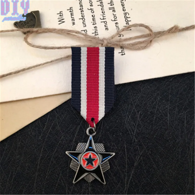K RU Love five star Elephant военный металлический значок Ретро фабричная Наплечная доска армейские знаки различия булавка На брошь медаль ручной работы - Цвет: K