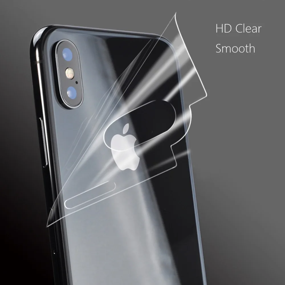6D задняя защитная пленка для экрана для iPhone X XR XS Max Hydrogel TPU для Apple 6 S 7 8 Plus 6 P 7 P 8 P задняя пленка из фольги