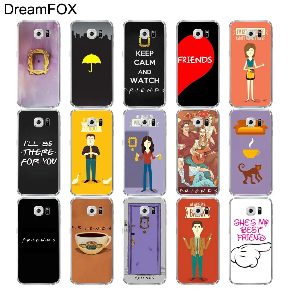 DREAMFOX L172 друзья Мягкий ТПУ силиконовый чехол для samsung Galaxy S5 S6 S7 S8 S9 S10 S11 5G S11E S10E Lite Edge