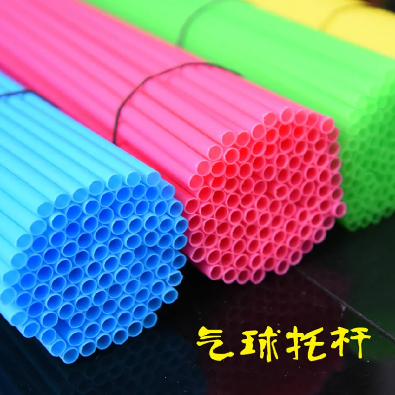 Высокое качество воздушный шар stick100sets/Лот Цвет красный желтый цвет зеленый синий