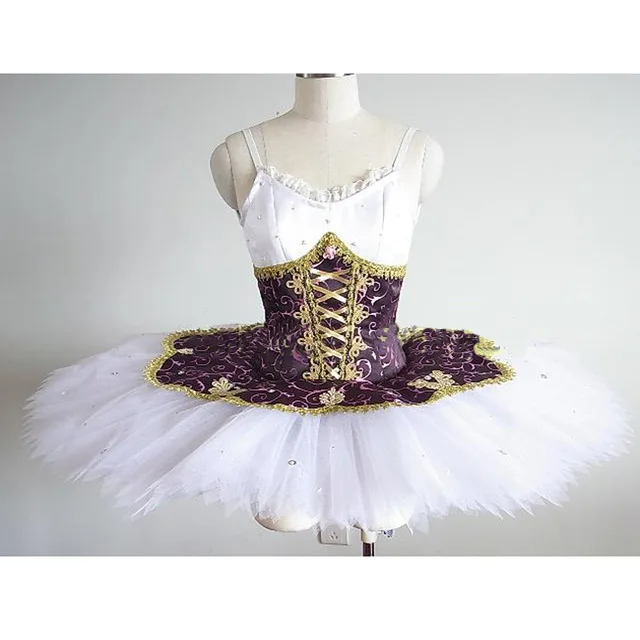 Профессиональная балетная пачка Coppelia белый фиолетовый цвет Женский балетный