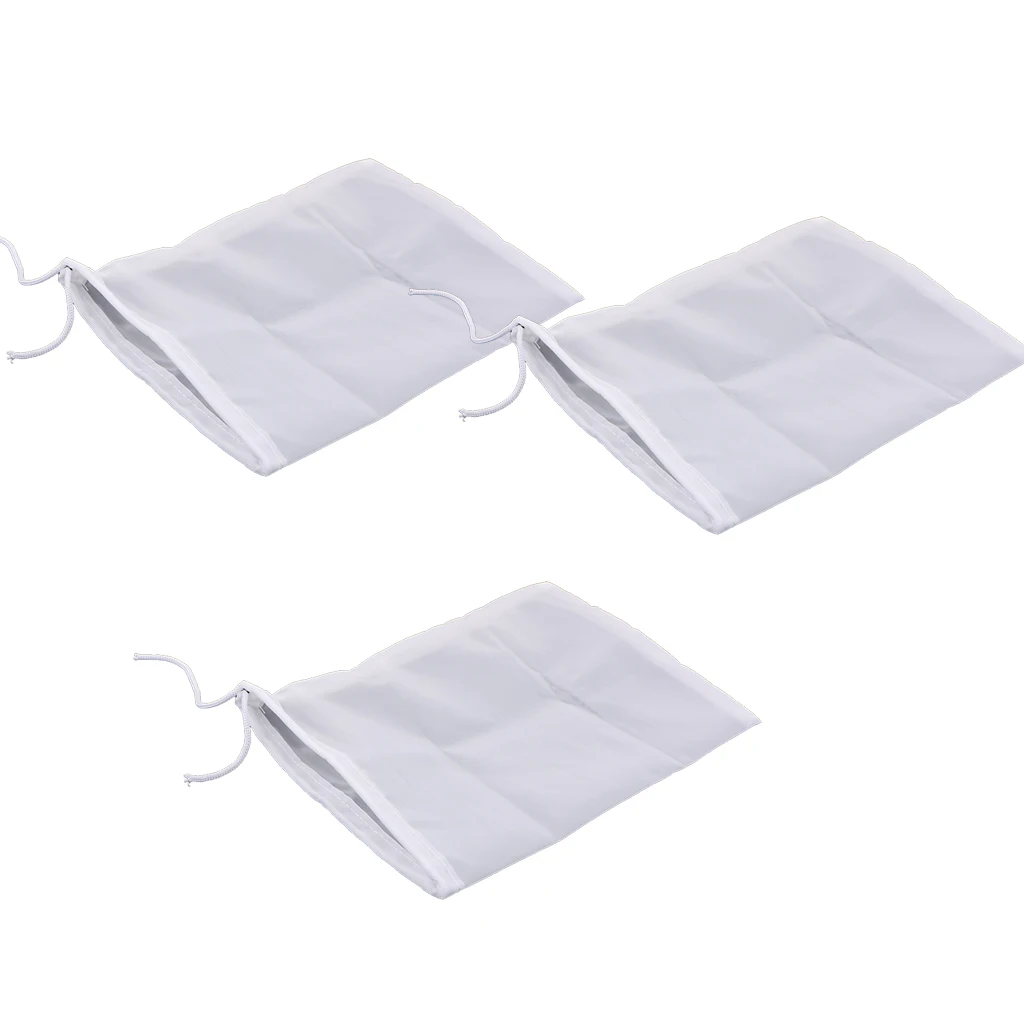 3 шт Молочный кофе сок многоразовый нейлоновый сетчатый фильтр мешок 15x20cm | Дом и