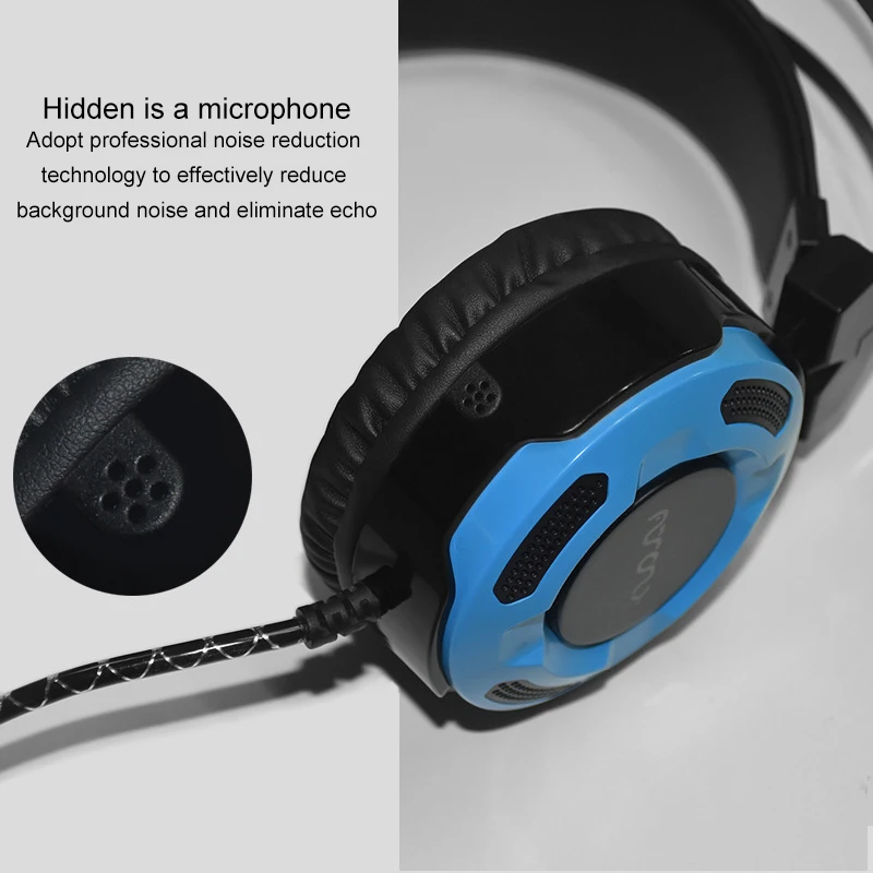 7 1 канал Проводная игровая гарнитура глубокий бас игровой наушник компьютерные