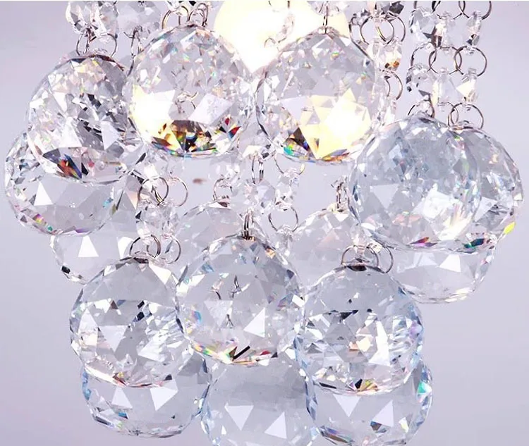 Хрустальная люстра K9 светильник с корпусом из нержавеющей стали диаметр 15 см 20 25