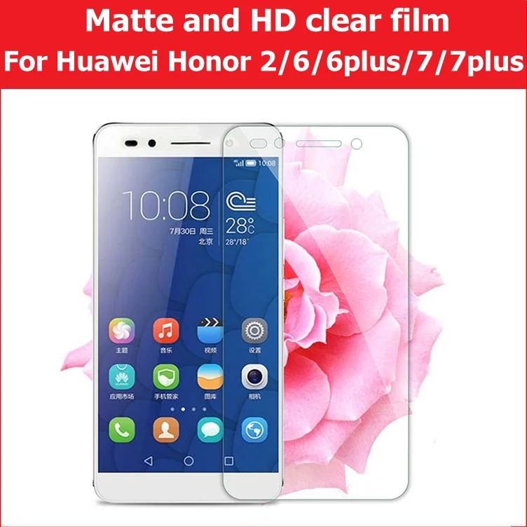 Горячее предложение! Распродажа! Антибликовая матовая пленка для Huawei Honor 2 6 7 HD
