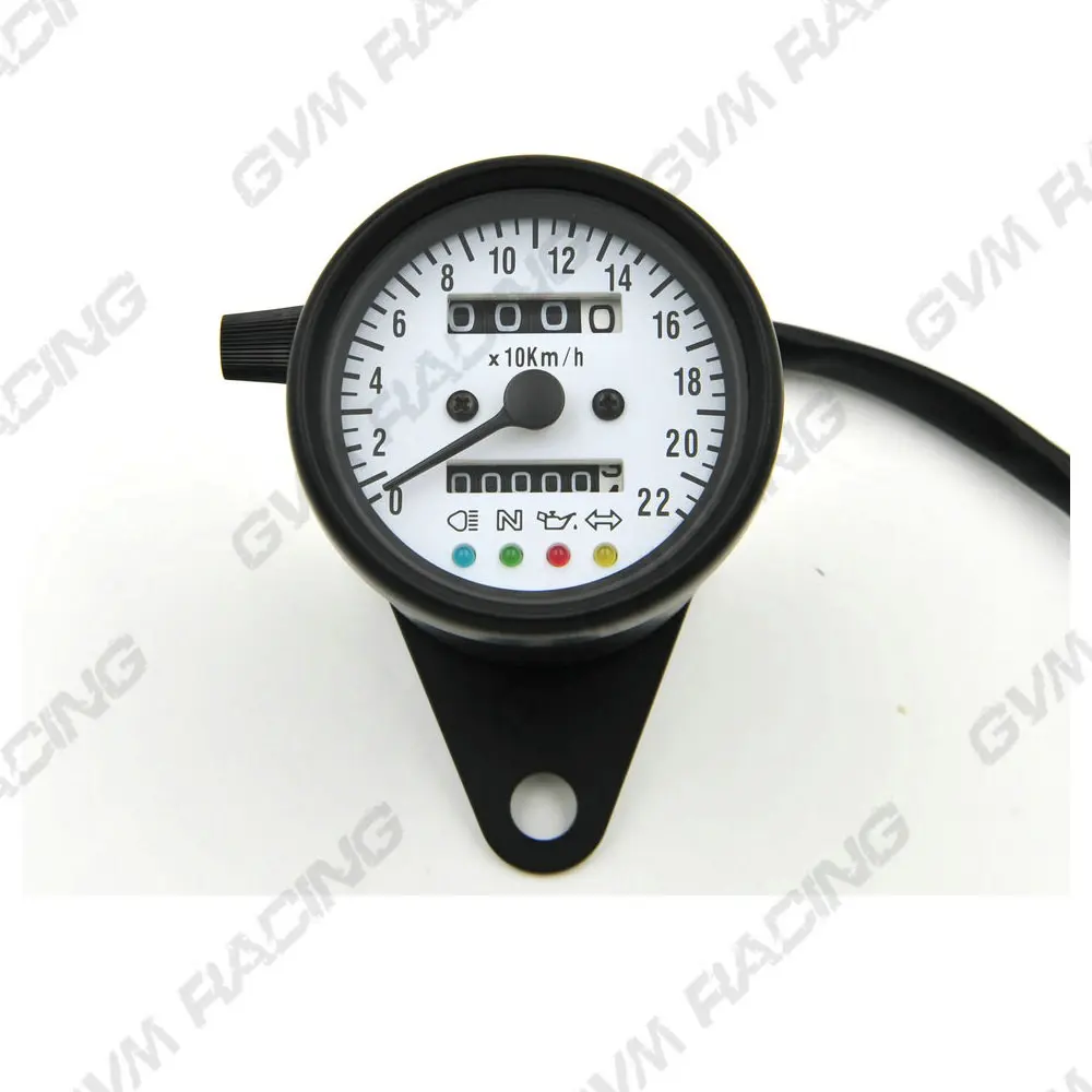 60 мм механический одометр спидометр + 4 Дополнительные характеристики белый