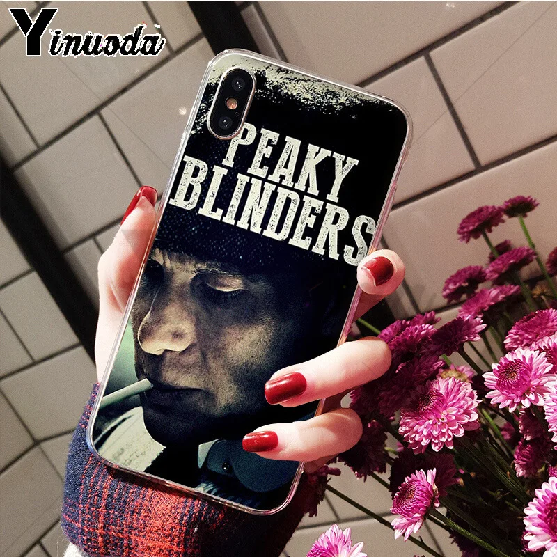 Yinuoda Peaky bliners TPU Мягкий силиконовый чехол для телефона чехол для iphone 8 7 6 6S Plus 5 5S SE XR X XS MAX Coque Shell