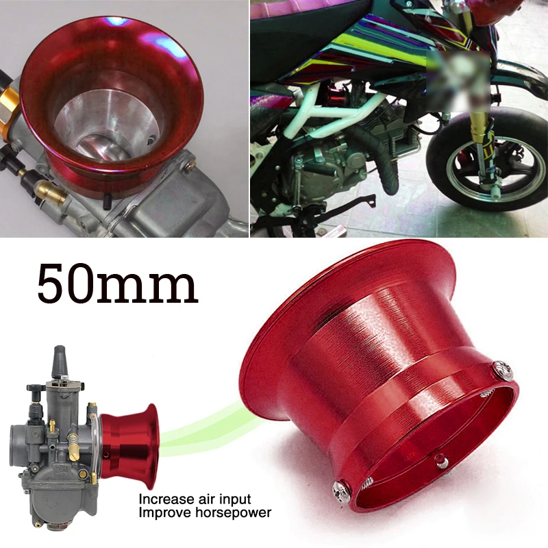 Для Keihin OKO KOSO PWK24-30 воздушный фильтр интерфейс чашки 50 мм шторка для карбюратора 2018