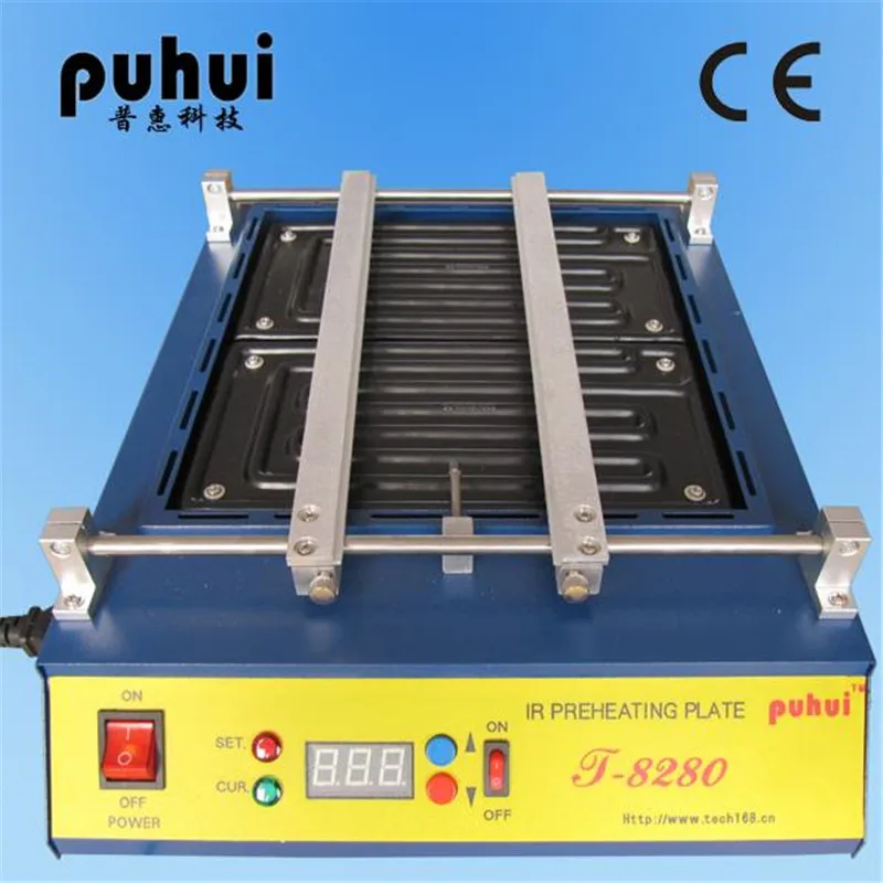 220 или 110 V Puhui T8280 PCB подогреватель ИК подогрева пластины T-8280 ИК-подогрева духовка 0-450degree Цельсия припоя ремонт