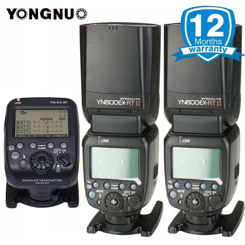 YONGNUO официальный YN600EX RT II Вспышка Speedlite Беспроводной ttl 1/8000 s w YN E3 передатчик для Canon