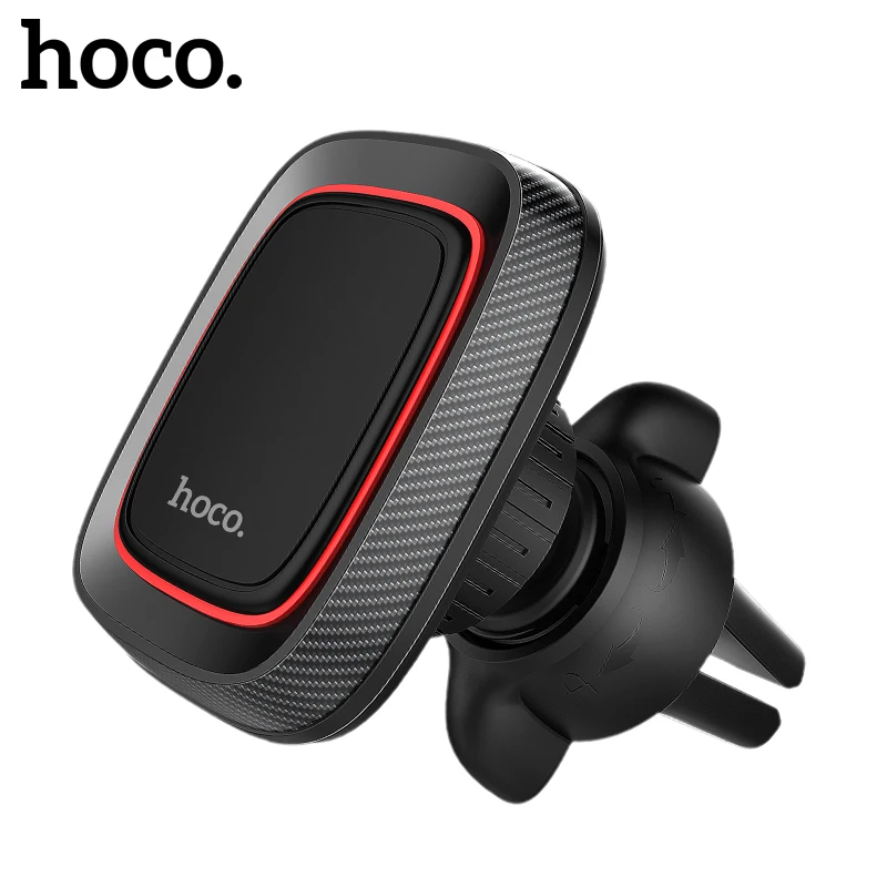 Автомобильный магнитный держатель HOCO для телефона iPhone X Xr Xs Max вращение на 360