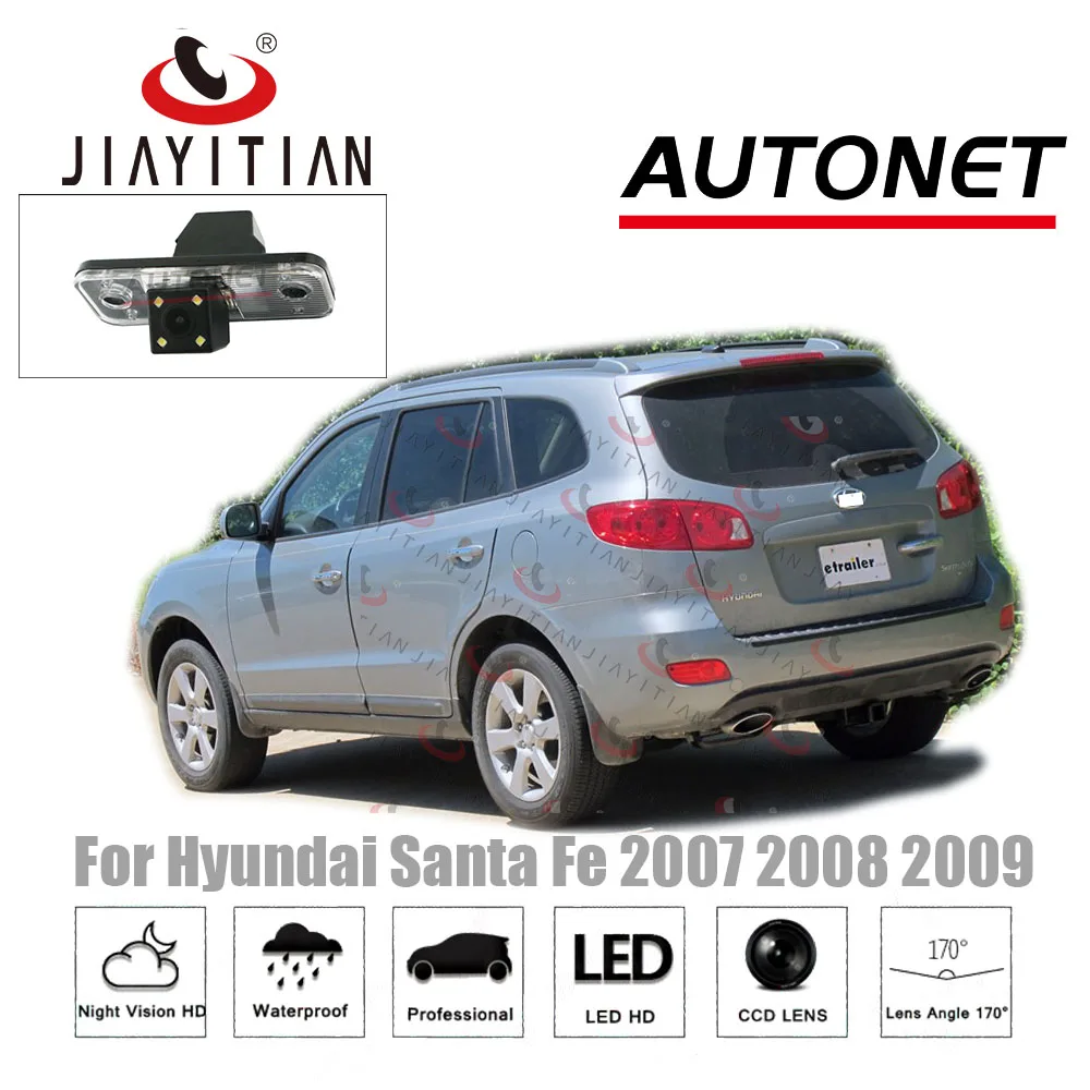 Задняя камера JIAYTIAN для Hyundai Santa Fe 2 FL 2006 2007 2008 2009 2010 2011 2012 ccd HD заднего вида резервная