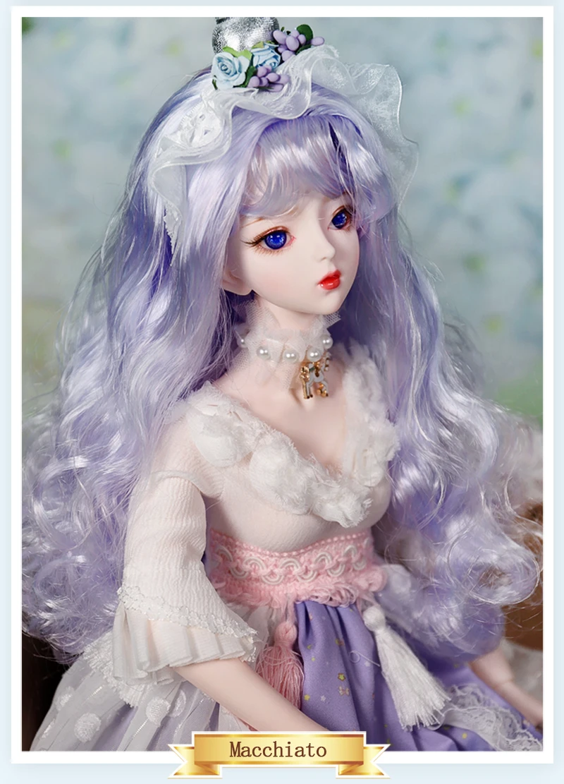 DBS 1/3 BJD кукла для механических соединений тела, включая парик, глаза, одежду, обувь AI YoSD MSD комплект игрушка подарок DC Lai