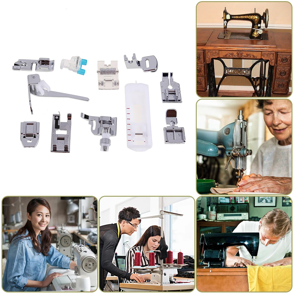 11 шт./компл. многофункциональная бытовая швейная машина прижимная лапка
