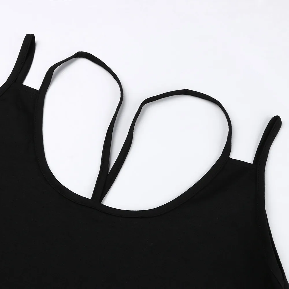 2020 черный белый женский топ на бретелях без рукавов хлопковое бюстье косточек