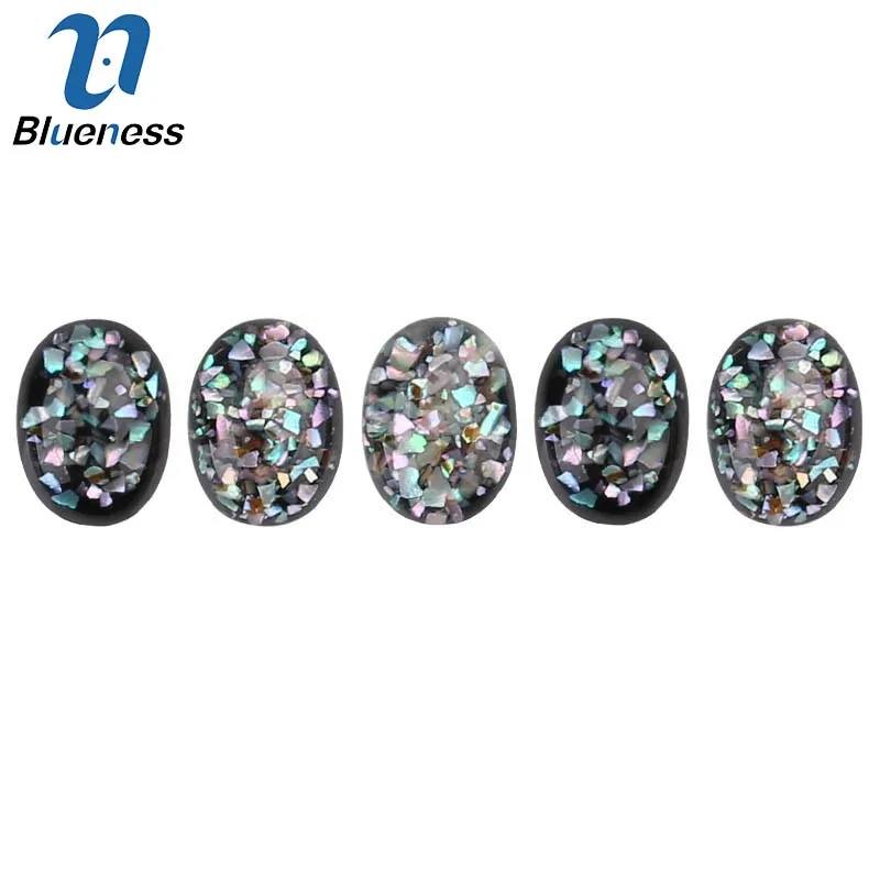 10 шт./лот Новое поступление 3D Шарм Блеск акрил Дизайн ногтей Аксессуары черный